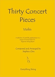 Thirty Concert Pieces Violin P.O.D. cover Thumbnail